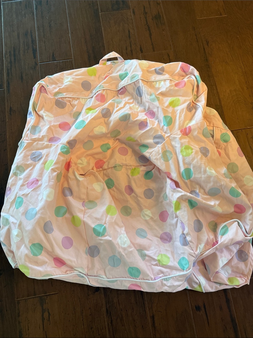 Pottery Barn Kids Pink Polka Dot Cotton Duvet Cover